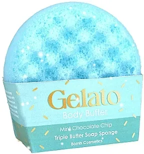 Bomb Cosmetics Body Buffer Sponge Sundjer za tuširanje sa mirisom Mint Choc Chip Gelato