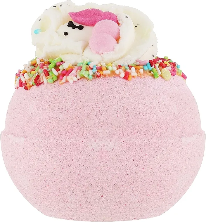 Bomb Cosmetics I Believe in Unicorns Bath Bomb Kugla za kupanje, svetlo roze