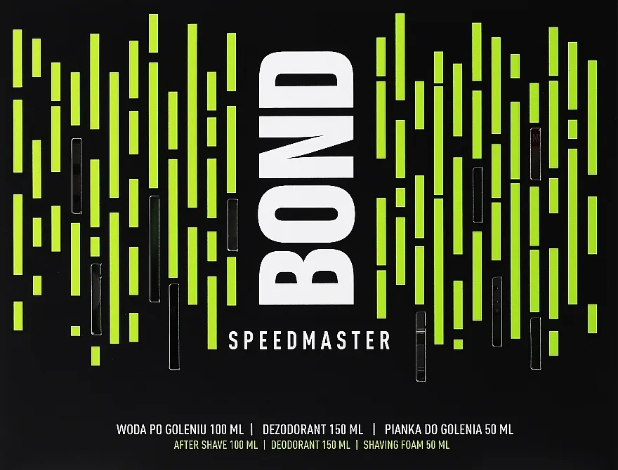 Bond Speedmaster (ash/lot/100ml + deo/150ml + sh/foam/50ml) Set