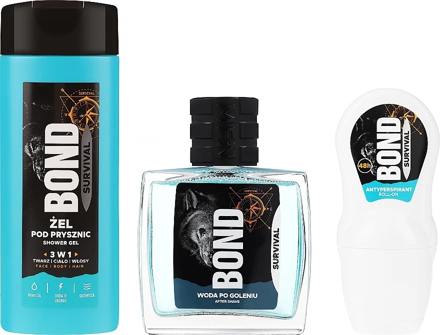 Bond Survival (aft/shave/100ml + deo/50ml + sh/gel/200ml) Set