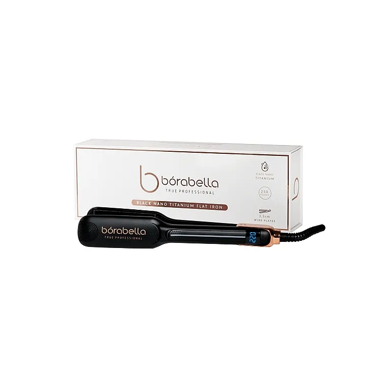 Borabella Black Titanium Flat Iron Pegla za kosu