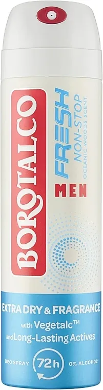 Borotalco Men Fresh Non-Stop Oceanic Woods Deo Spray Dezodorans u spreju za muškarce