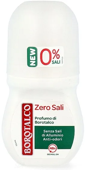 Borotalco Original Zero Sali Roll-On Dezodorans za telo bez aluminijumskih soli