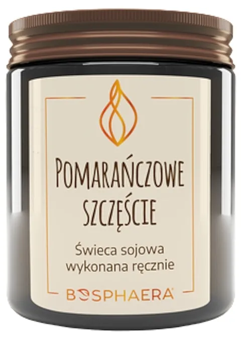 Bosphaera Mirisna svijeća od soje "Narančasta sreća"