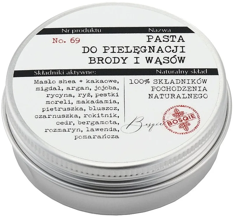 Bosqie Paste For Beard And Mustache Care Pasta za negu brade i brkova