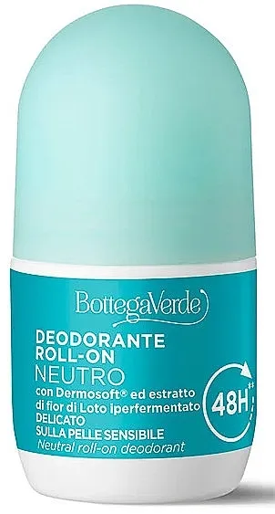Bottega Verde 48H Roll-On Deodorant With Dermosoft And Hyperfermented Lotus Blossom Extract Dezodorans u kuglici s hiperfermentisanim ekstraktom lotusovog cveta