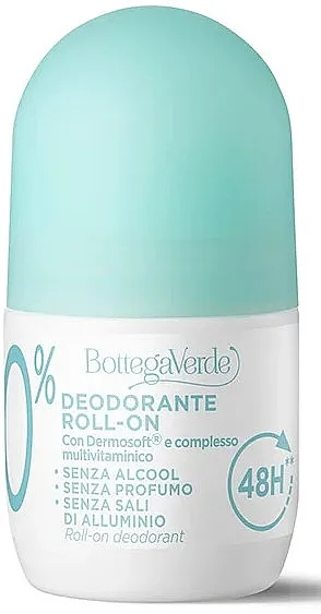 Bottega Verde 48H Roll-On Deodorant With Dermosoft And Multivitamin Complex Dezodorans bez mirisa sa multivitaminskim kompleksom