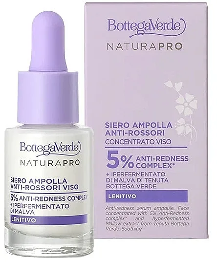 Bottega Verde Anti-Redness Serum Ampoule Serum za lice protiv crvenila
