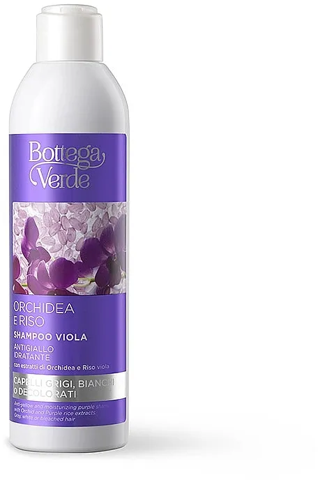 Bottega Verde Anti-Yellow And Moisturizing Shampoo Hidratantni šampon za kosu protiv žutih tonova