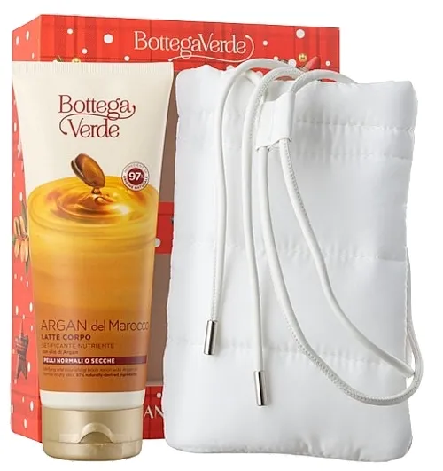 Bottega Verde Argan Del Marocco Gift Set (b/lot/200ml + acc/1pc)