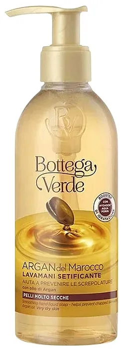 Bottega Verde Argan del Marocco Smoothing Hand Liquid Soap with Argan Oil Tečno sapun za ruke sa uljem argana za glatku kožu