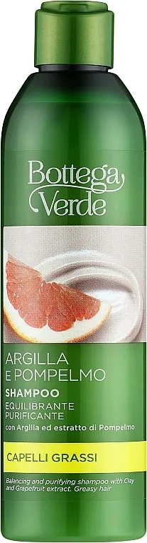 Bottega Verde Balancing And Purifying Shampoo Šampon za kosu sa glinom i grejpfrutom