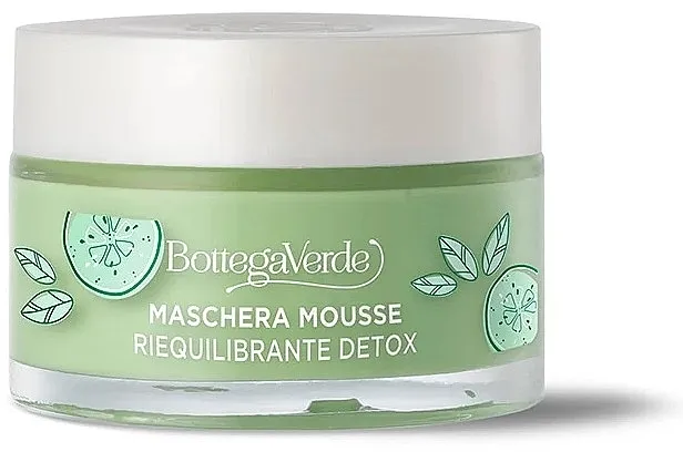Bottega Verde Beauty Extracts Cucumber Juice &amp; Matcha Tea Mousse Mask Penuška maska za lice