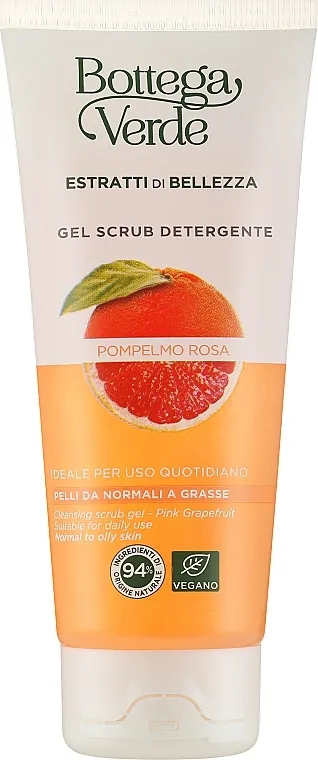 Bottega Verde Beauty Extracts Pink Grapefruit Face Cleansing Gel Gel za tuširanje sa ekstraktom ružičastog grejpa