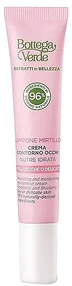 Bottega Verde Beauty Extracts Raspberry &amp; Blueberry Eye Contour Cream Krema za područje oko očiju sa malinama i borovnicama