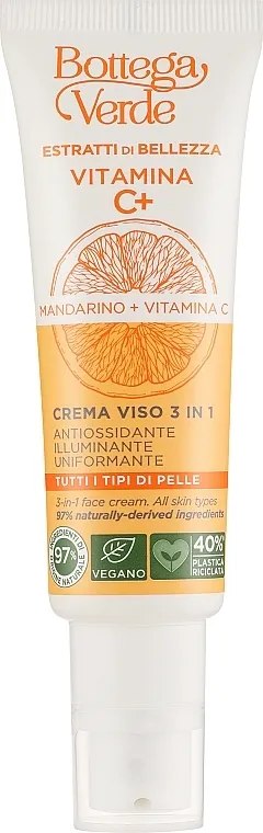 Bottega Verde Beauty Extracts Vitamin C+ 3 In 1 Face Cream Krema za lice sa vitaminom C