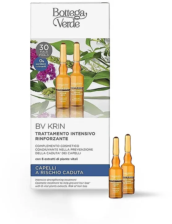 Bottega Verde BV Krin Intensive Strengthening Treatment Ampule za jačanje kose
