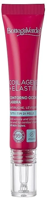 Bottega Verde Collagen + Elastine Eye And Lip Contour Cream Krema za područje oko očiju i usne konture