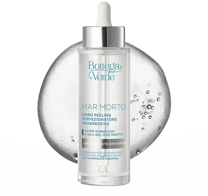 Bottega Verde Dead Sea Progressively Enhancing Peeling Serum Pilirajući serum za telo "Mastikanska kiselina i soli Mrtvog mora"