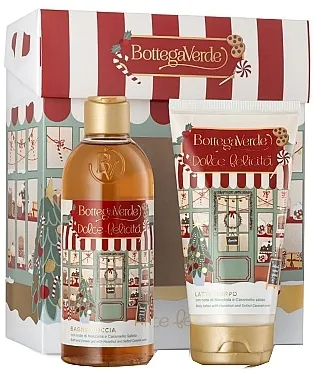 Bottega Verde Dolce Felicita Box (sh/gel/250ml + b/milk/150ml) Set