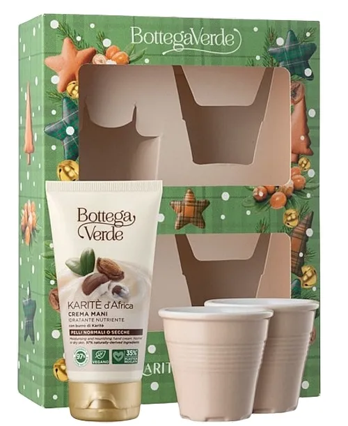 Bottega Verde Gift (h/cr/75ml + cups/2pcs) Set
