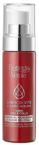 Bottega Verde Linfa Di Vite Face And Neck Serum Serum za lice i vrat