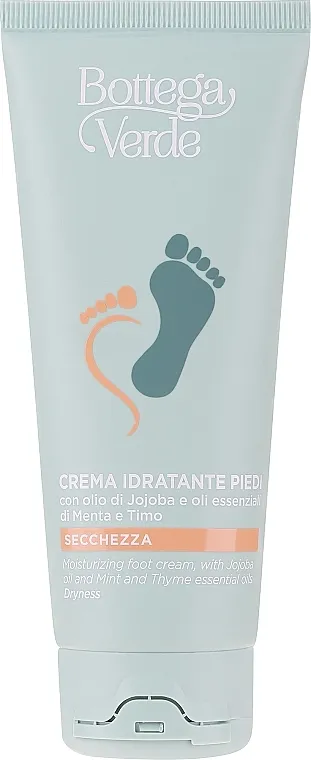 Bottega Verde Moisturizing Foot Cream Krema za stopala sa uljem jojobe, nanom i timijanom