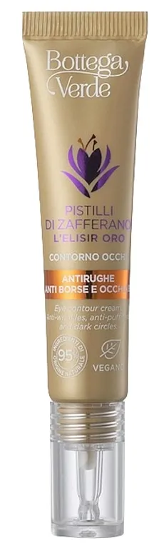 Bottega Verde Pistilli Di Zafferano The Golden Elixir Eye Contour Elixir Eliksir za podmlađivanje ispod očiju