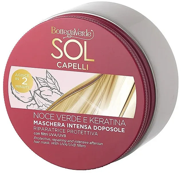 Bottega Verde Protective And Repairing Intensive Aftersun Hair Mask Intenzivna maska za kosu posle sunčanja
