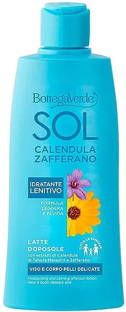 Bottega Verde Sol Calendula Zafferano Moisturising &amp; Calming Aftersun Lotion Balzam posle sunčanja za lice i telo