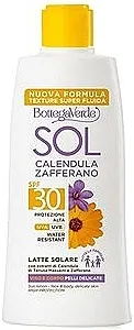 Bottega Verde Sol Calendula Zafferano SPF30 Sun Lotion Krem za sunčanje za telo i lice