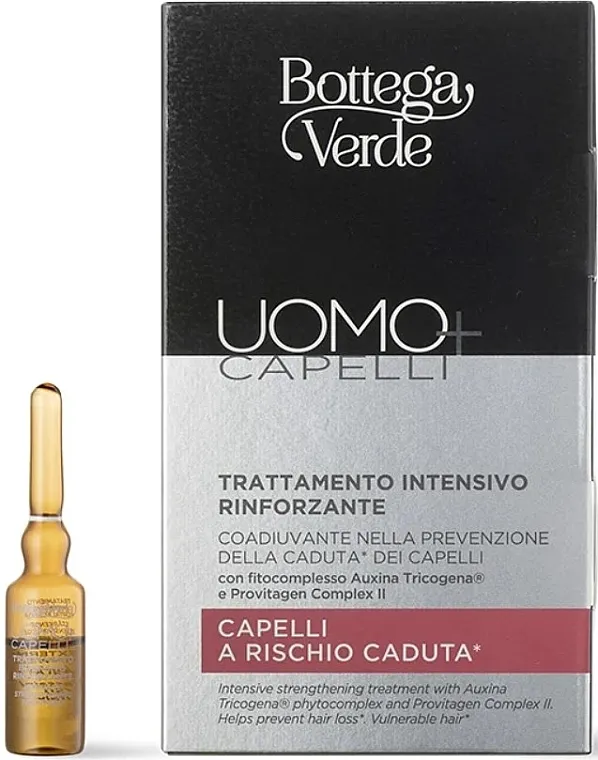 Bottega Verde Uomo+ Capelli Intensive Streghtening Treatment Intenzivna ojačavajuća kuracija protiv opadanja kose