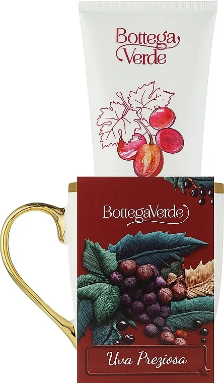 Bottega Verde Uva Preziosa (b/cr/200ml + cup/1pcs) Set
