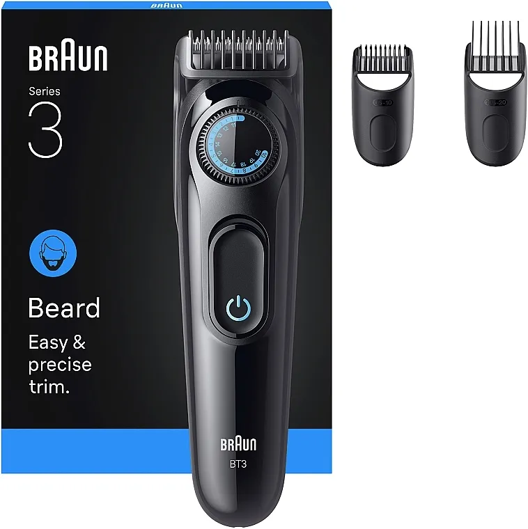 Braun Series 3 Beard Trimmer Trimer za bradu BT3520, crni
