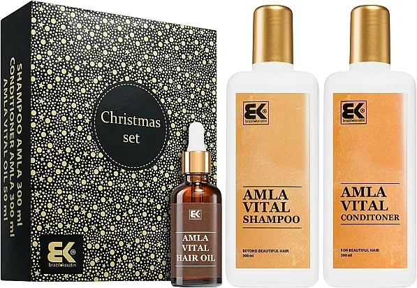 Brazil Keratin Amla Vital (cond/300ml + shm/300ml + hair/oil/50ml) Set