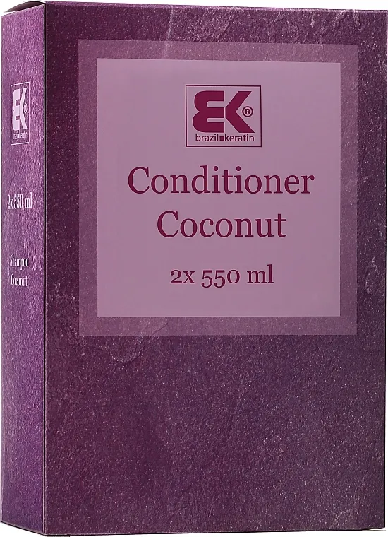 Brazil Keratin Intensive Coconut Conditioner (h/cond/550mlx2) Set