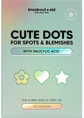 Breakout + Aid Cute Dots For Spots And Blemishes Flasteri za akne sa salicilnom kiselinom