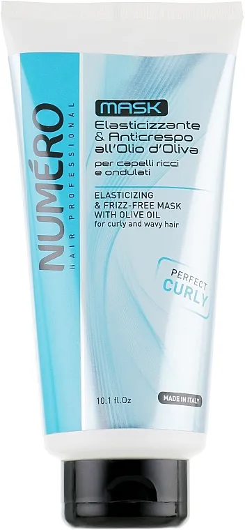 Brelil Numero Elasticizing Mask Maska za kovrčavu kosu s maslinovim uljem