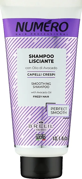 Brelil Numero Smoothing Shampoo Šampon za zaglađivanje s uljem avokada