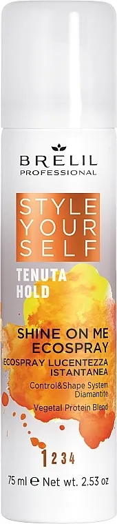 Brelil Style Yourself Hold Shine On Me Ecospray Sprej za kosu