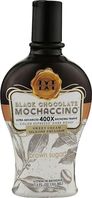 Brown Sugar Black Chocolate Mochaccino 400X Krem sufle sa ultra tamnim bronzerima sa ekstraktom prženih zrna kafe, tamnom karamelom i šlagom