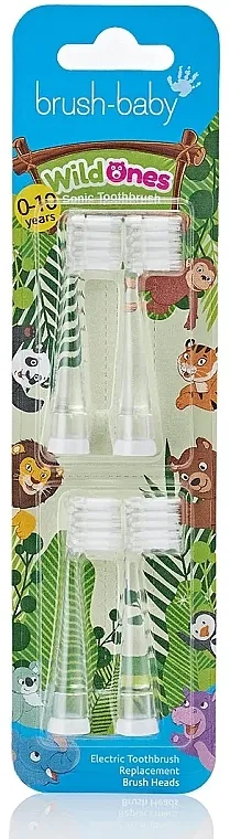 Brush-Baby WildOnes Replacement Kids Electric Toothbrush Heads Mlaznice za električnu četkicu za zube
