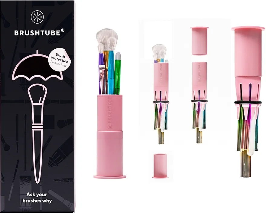 Brushtube Držač za četkice, rose blush