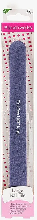 Brushworks Large Nail File Turpija za nokte, velika