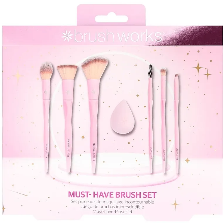 Brushworks Must-Have Brush Set Set, 7 proizvoda