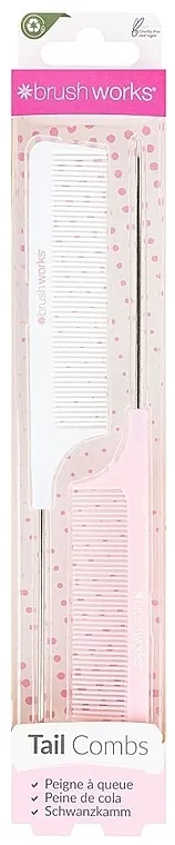 Brushworks Professional Needle Combs Set češljeva sa metalnom drškom, 2 kom.