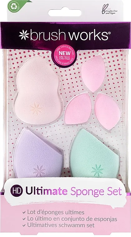 Brushworks Ultimate Complexion Sponge Set Set sunđera za šminkanje
