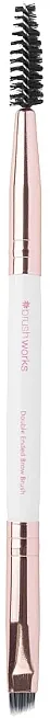 Brushworks White &amp; Gold Brow Duo Četka za obrve