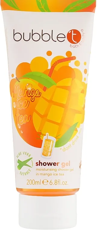 Bubble T Bath &amp; Body Mango Ice Tea Moisturising Shower Gel Hidratantni gel za tuširanje