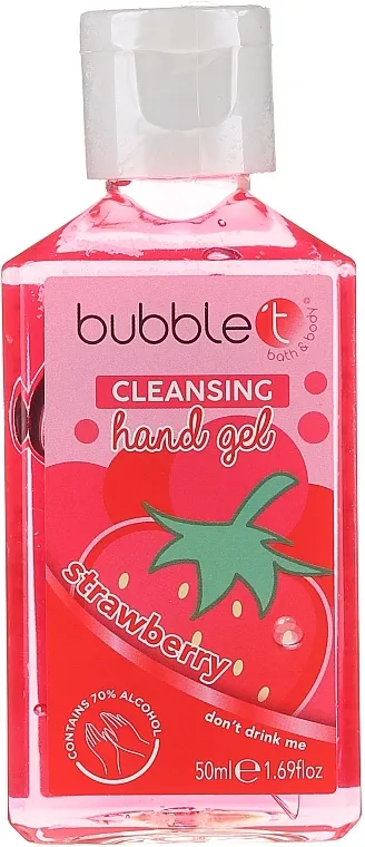 Bubble T Cleansing Hand Gel Strawberry Antibakterijski gel za čišćenje ruku "Jagoda"